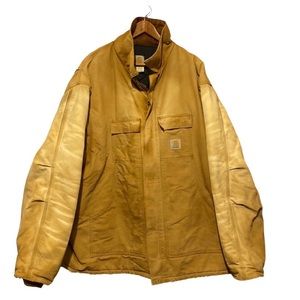 Carhartt Vintage trashed mens destroyed chore coat size ? 3 XL